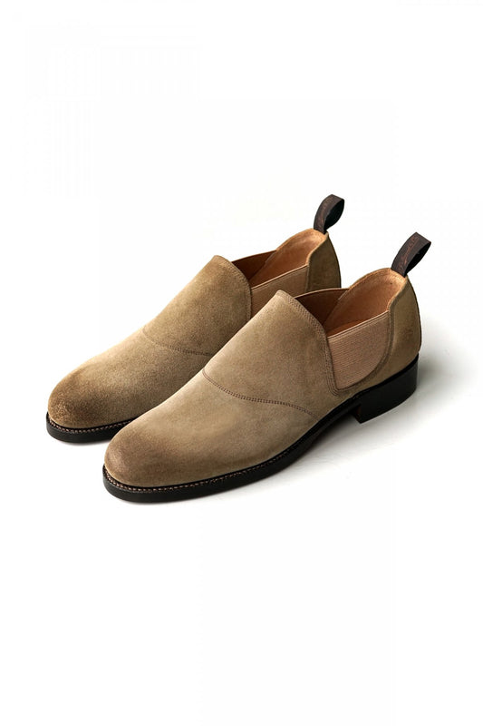 OLD JOE - "The Gardenr" STUNNING LEATHER SIDE-GORE SHOES - SAND