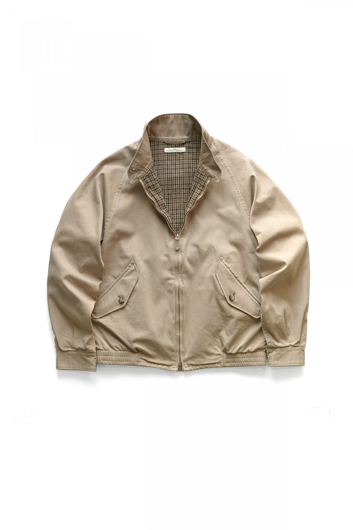 OLD JOE - ZIP-FRONT DRIVERS JACKET - SAND