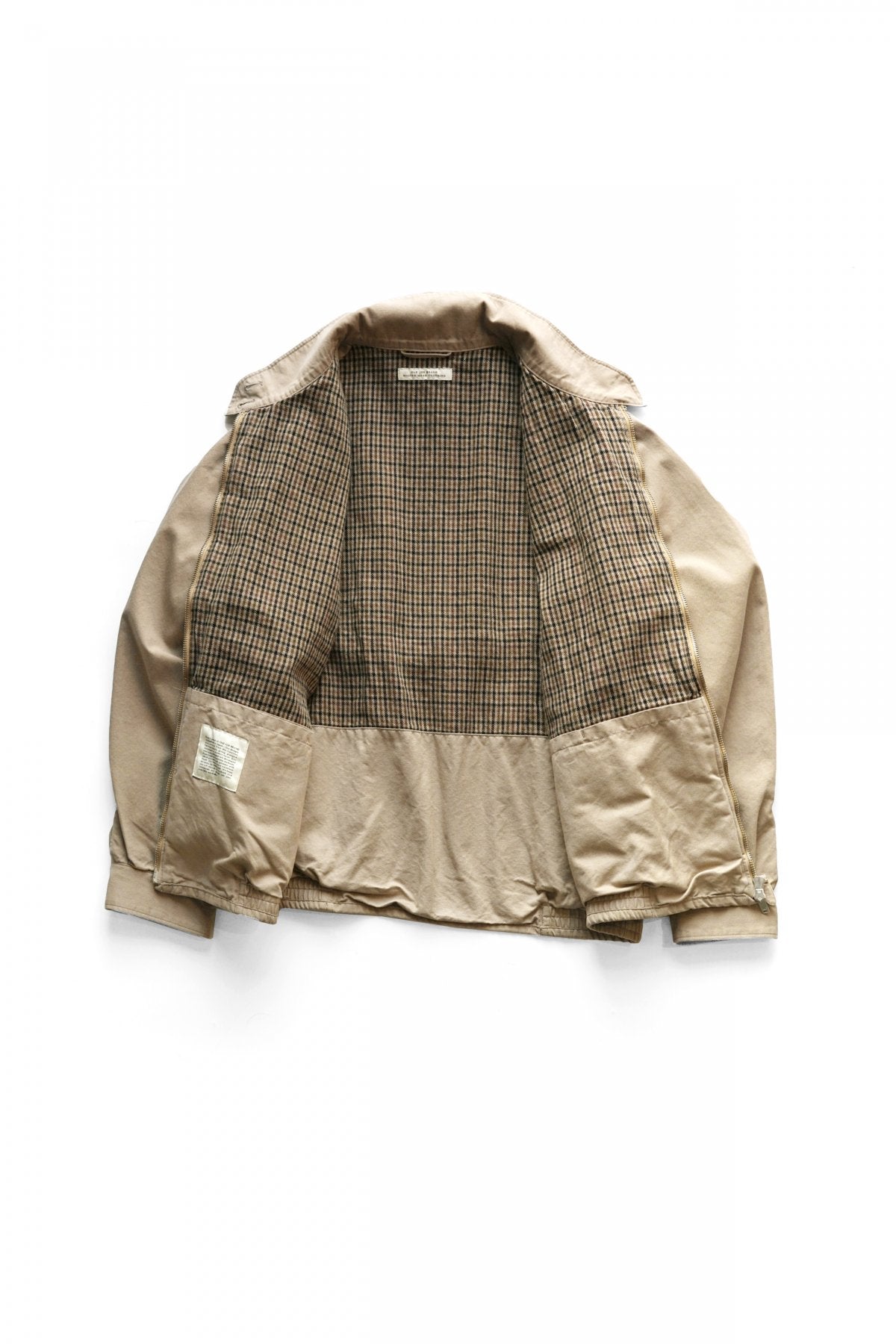 OLD JOE - ZIP-FRONT DRIVERS JACKET - SAND