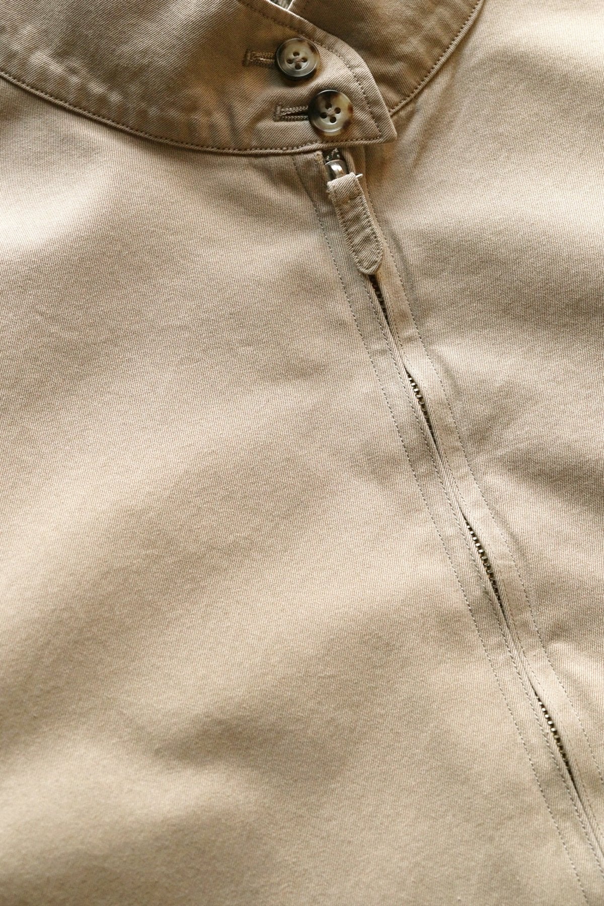 OLD JOE - ZIP-FRONT DRIVERS JACKET - SAND