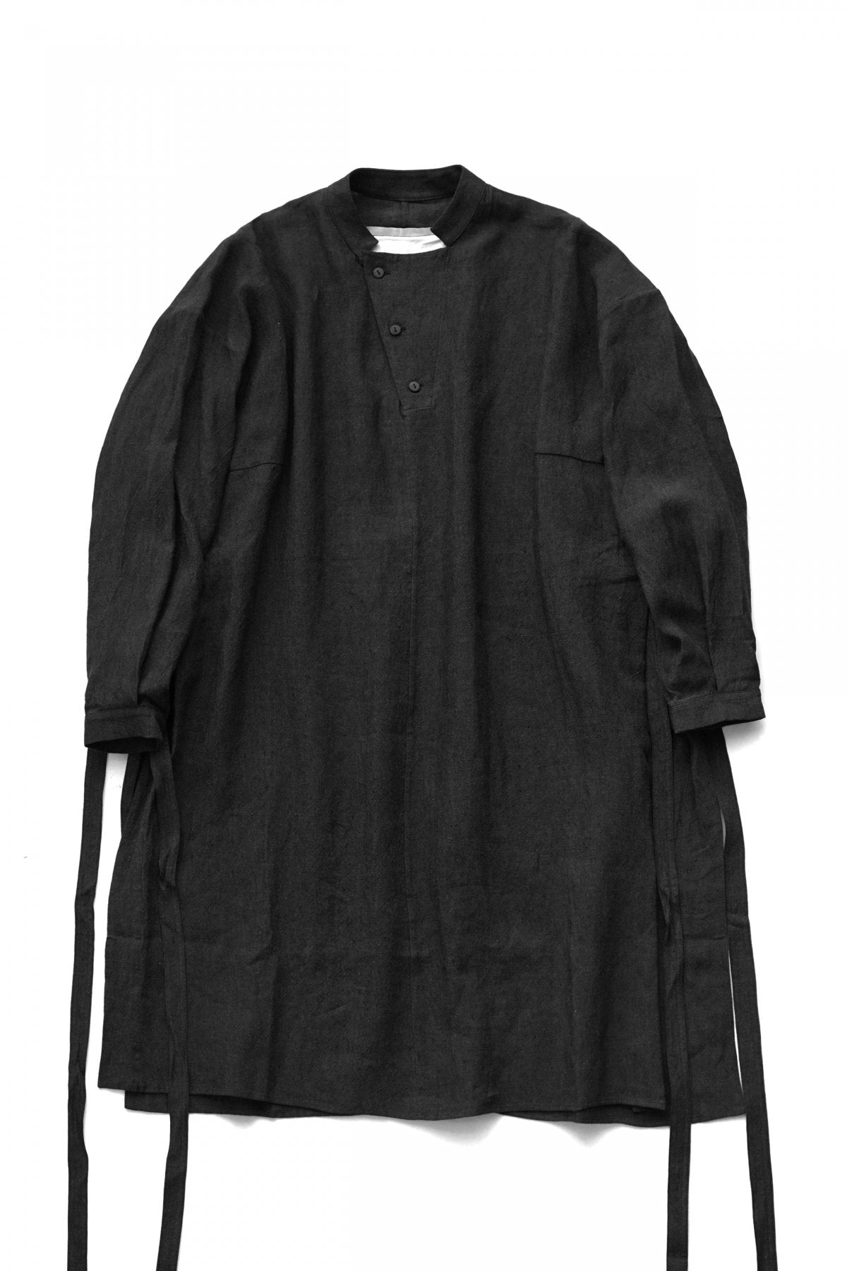 toogood - THE ARTIST SMOCK - LAUNDERED LINEN - CHARCOAL