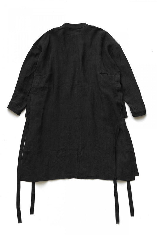 toogood - THE ARTIST SMOCK - LAUNDERED LINEN - CHARCOAL