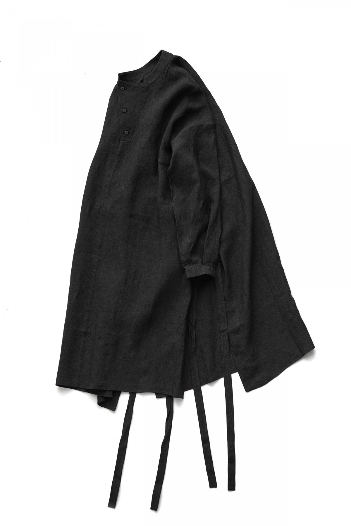 toogood - THE ARTIST SMOCK - LAUNDERED LINEN - CHARCOAL