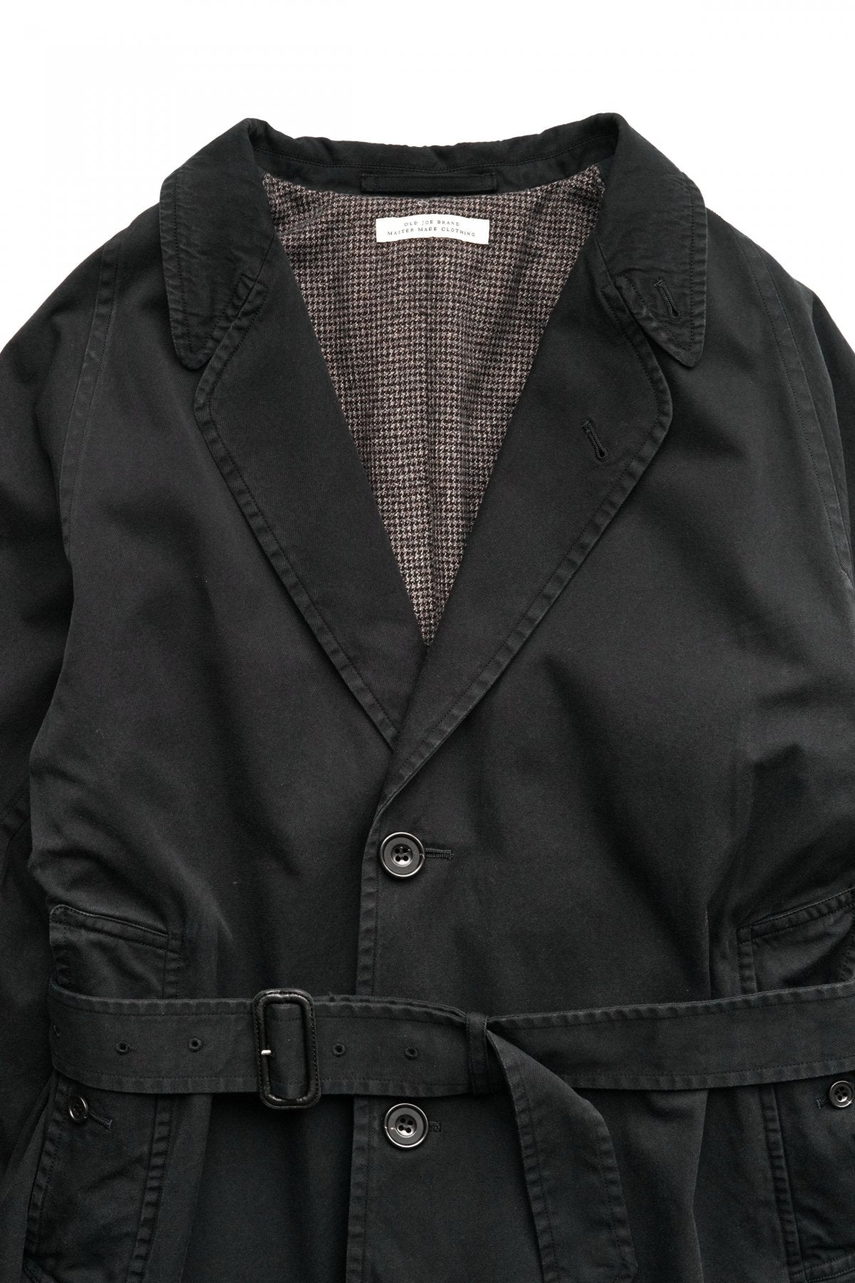 OLD JOE - BELTED WAIST DUSTER COAT - NOCTURNE