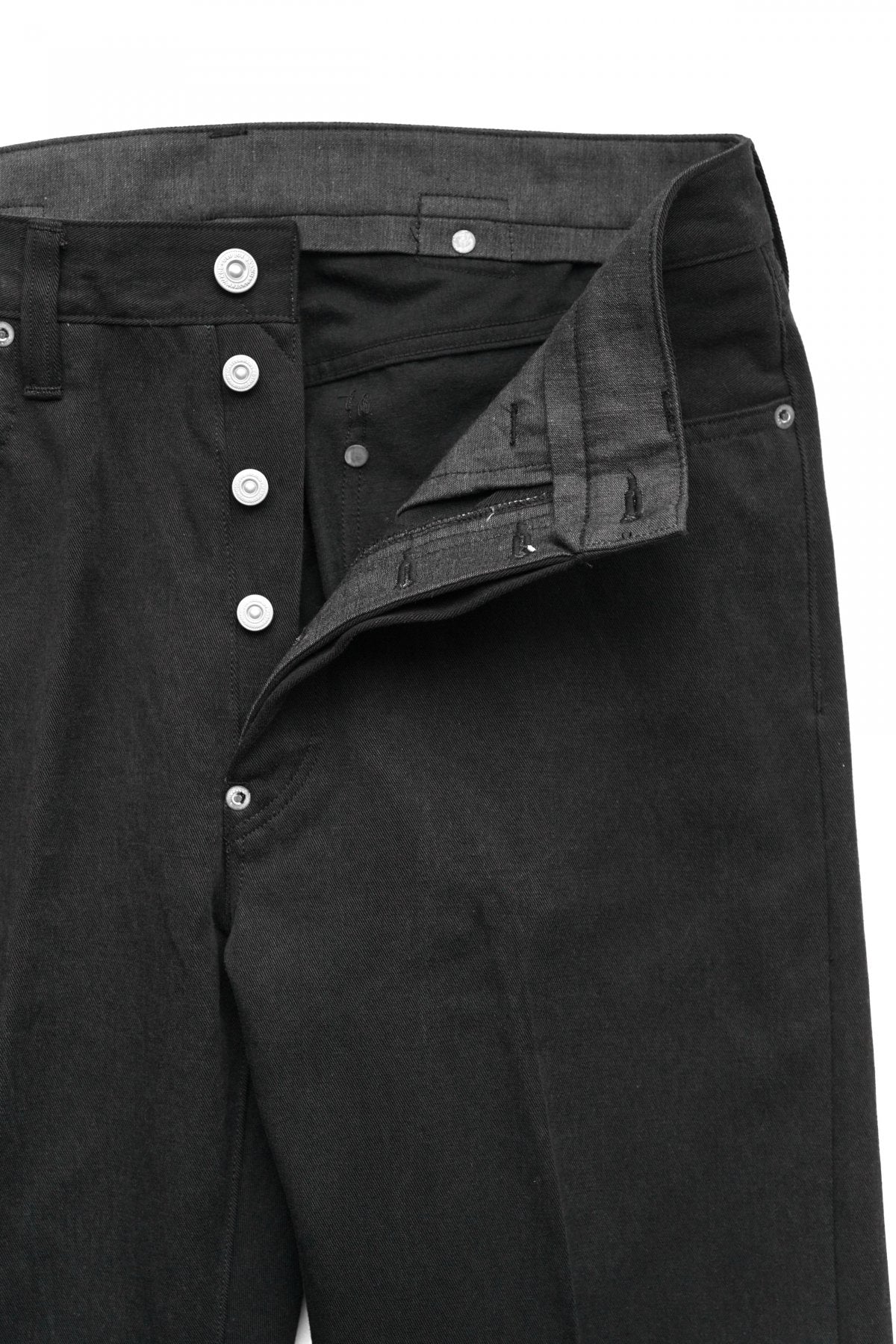 OLD JOE - FIVE POCKET JEAN TROUSER "980" - FADE BLACK DENIM