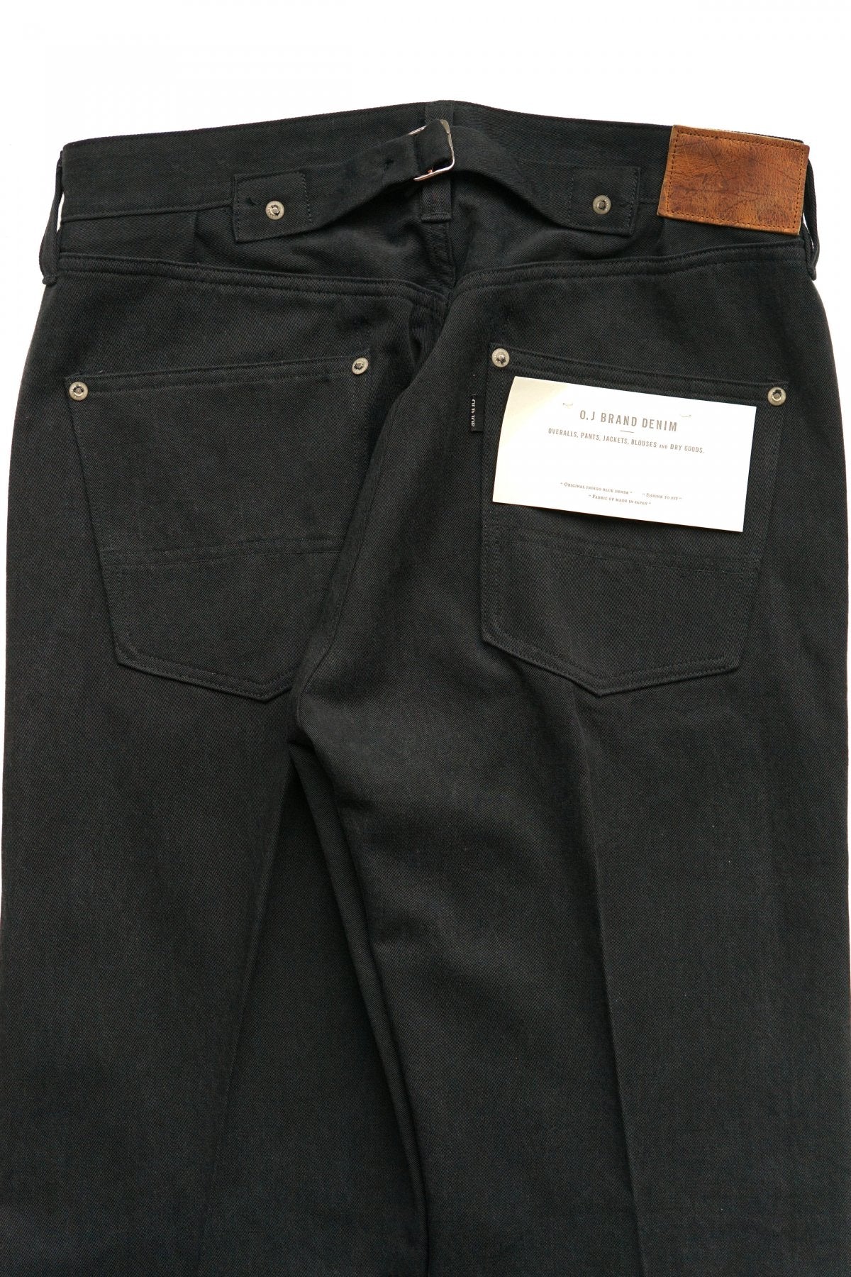 OLD JOE - FIVE POCKET JEAN TROUSER "980" - FADE BLACK DENIM