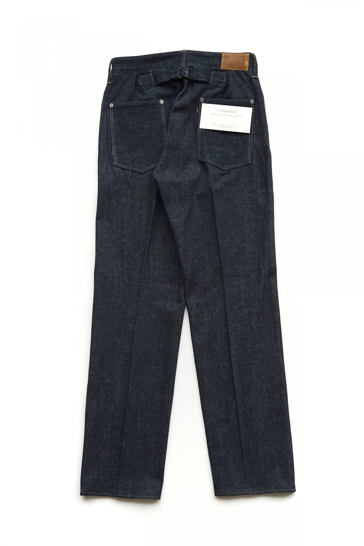 OLD JOE - PLEATED JEAN TROUSER"946" - INDIGO DENIM