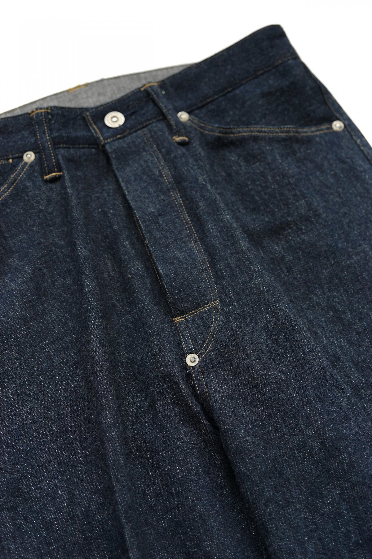 OLD JOE - PLEATED JEAN TROUSER"946" - INDIGO DENIM