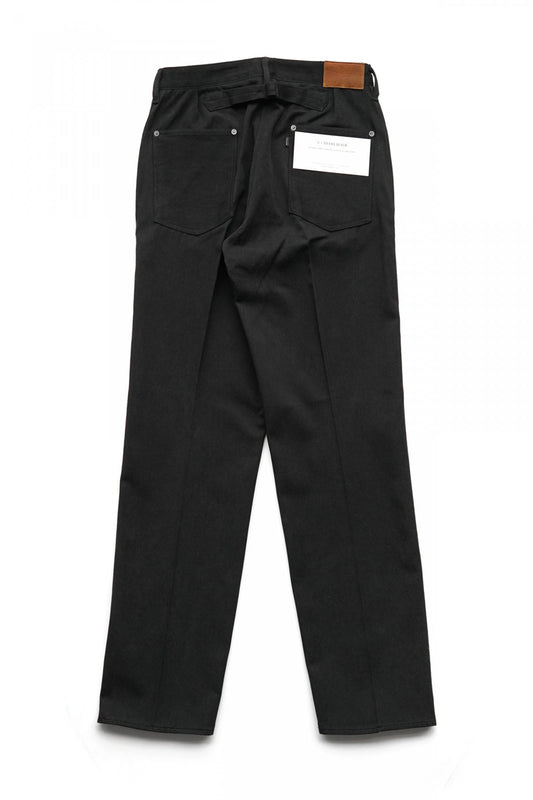 OLD JOE - PLEATED JEAN TROUSER"946" - FADE BLACK DENIM