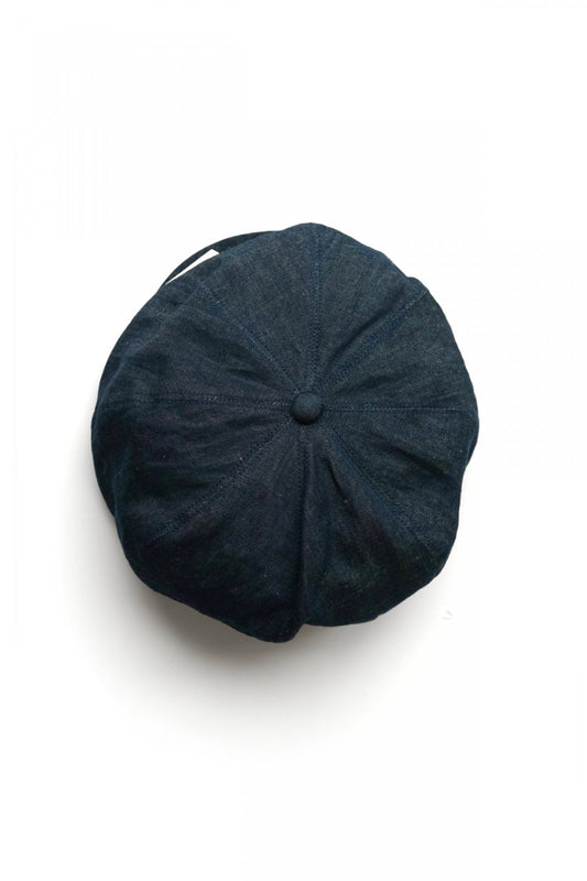 OLD JOE - PEAKED CAP - INDIGO LINEN