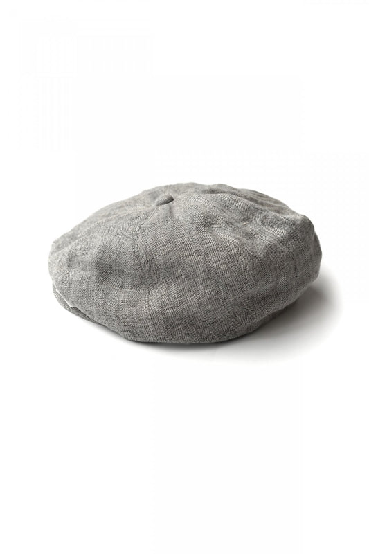 OLD JOE - PEAKED CAP - HERRINGBONE LINEN