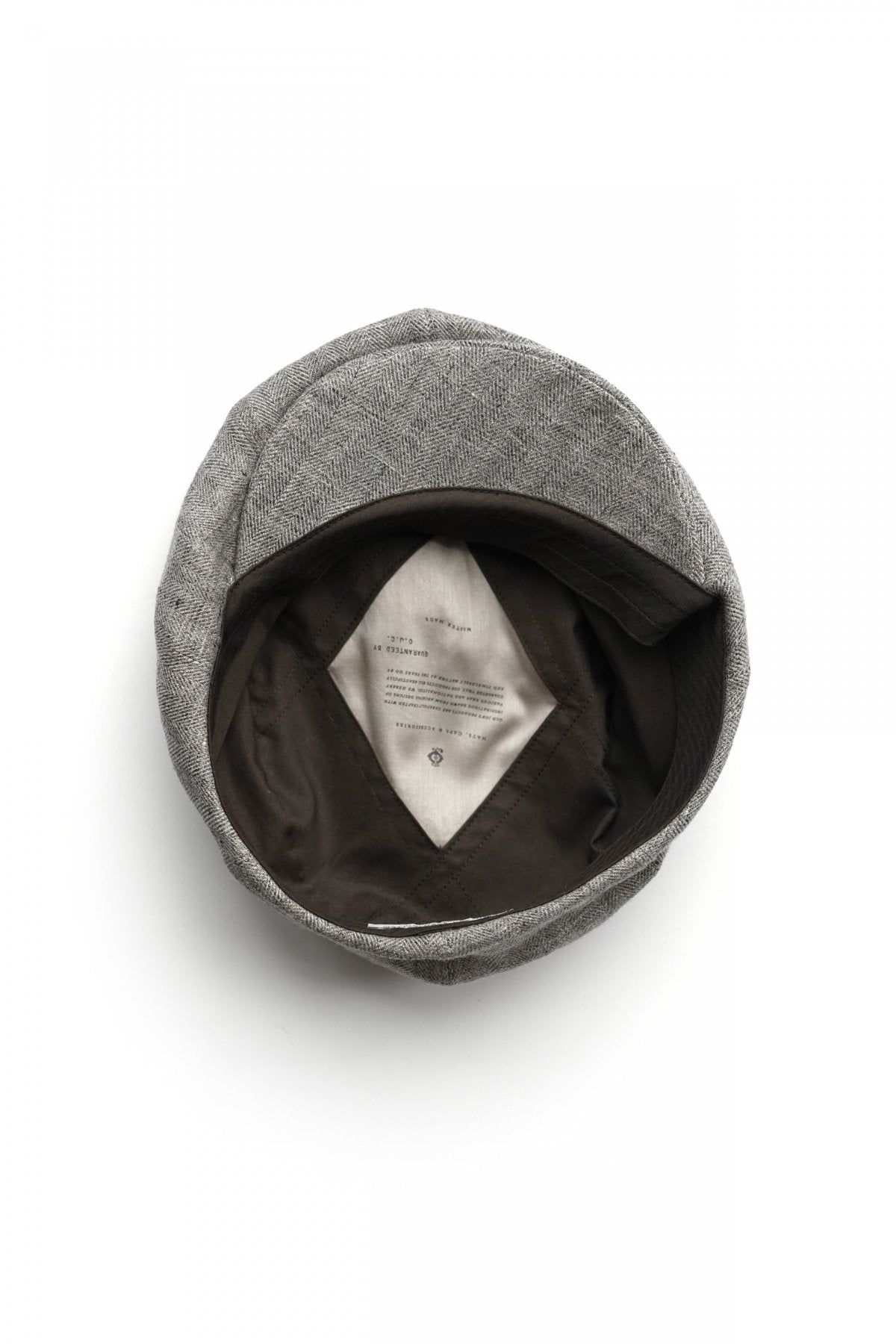 OLD JOE - PEAKED CAP - HERRINGBONE LINEN