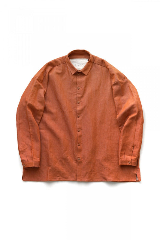 toogood - THE DRAUGHTSMAN SHIRT - LINEN COTTON DRILL - CRAY