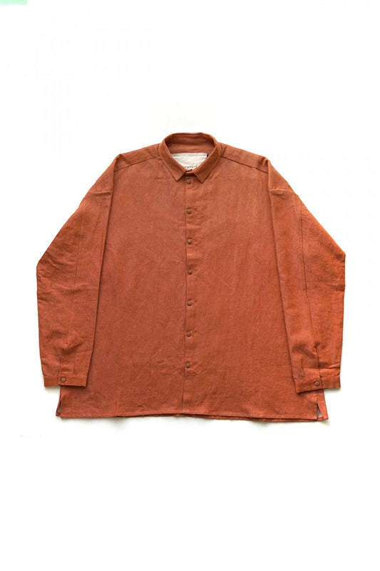 toogood - THE DRAUGHTSMAN SHIRT - LINEN COTTON DRILL - CRAY