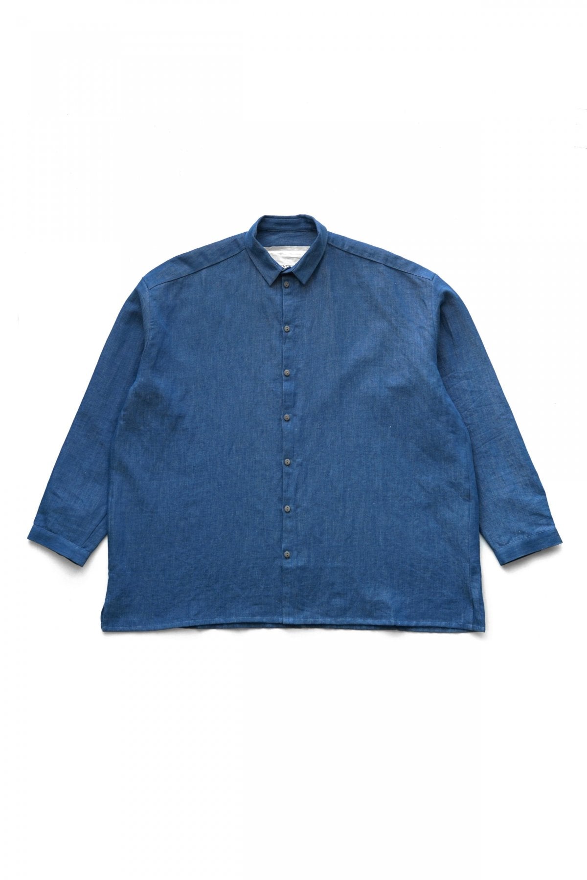 toogood - THE DRAUGHTSMAN SHIRT - LINEN COTTON DRILL - INDIGO