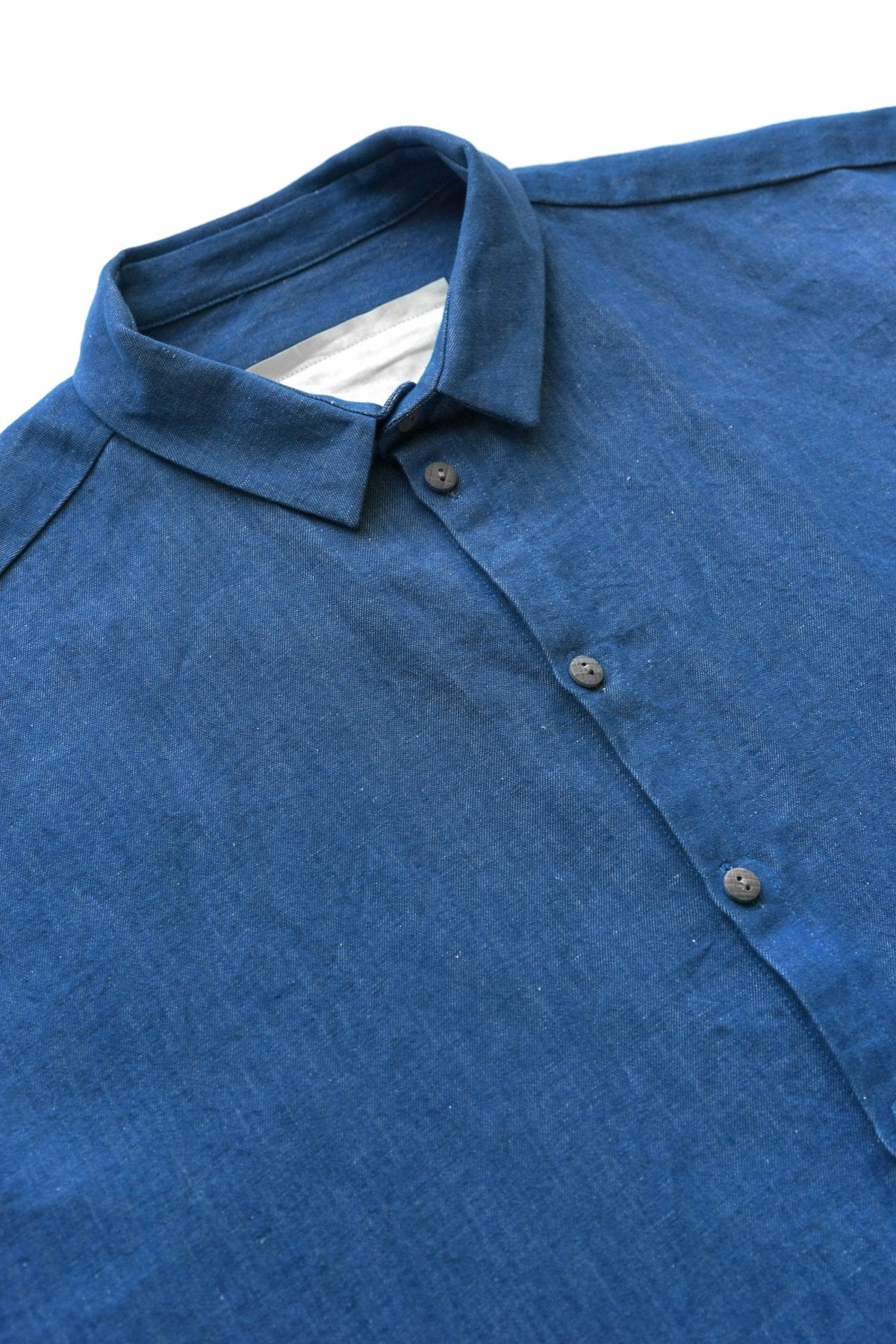 toogood - THE DRAUGHTSMAN SHIRT - LINEN COTTON DRILL - INDIGO