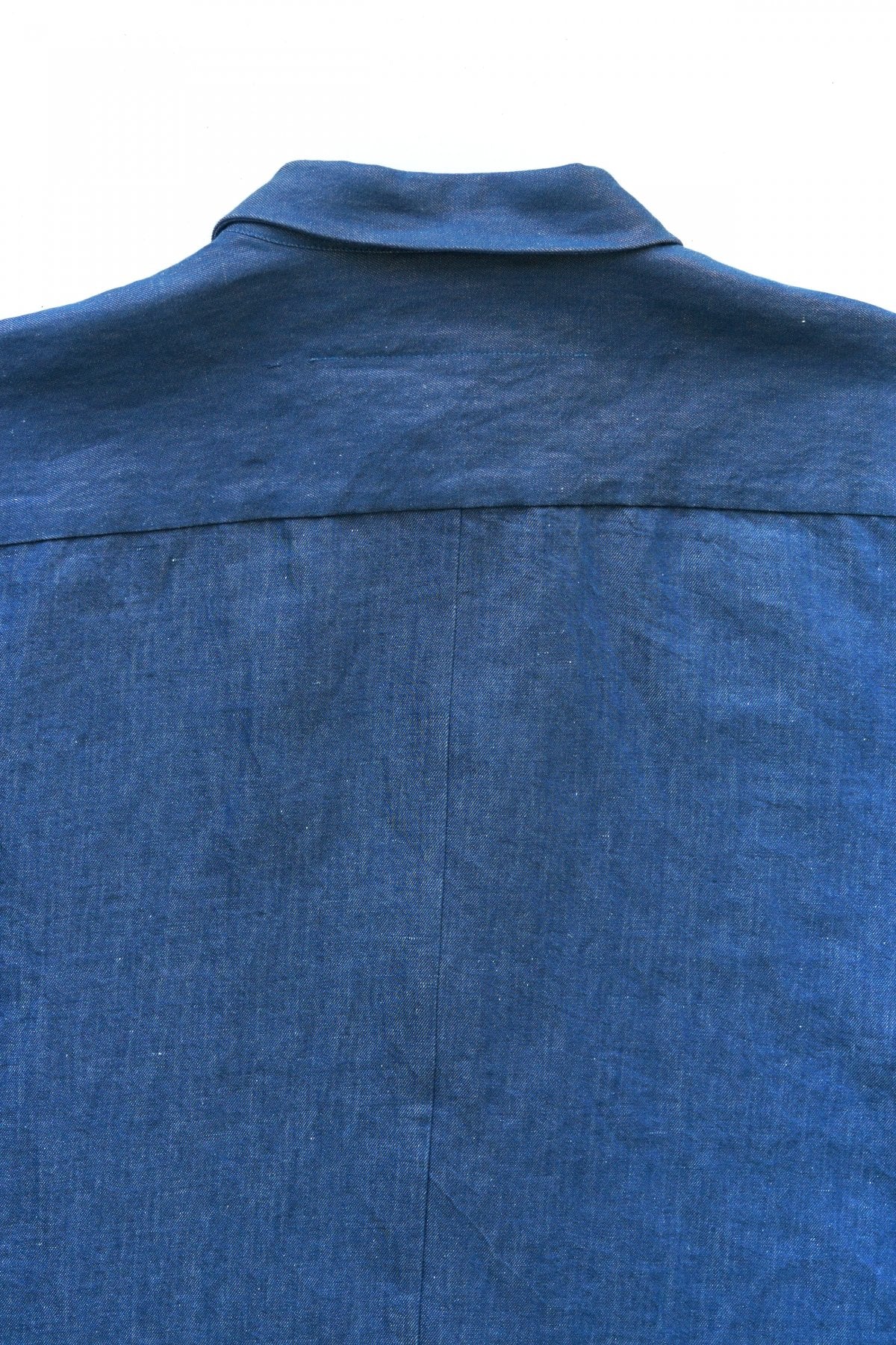 toogood - THE DRAUGHTSMAN SHIRT - LINEN COTTON DRILL - INDIGO