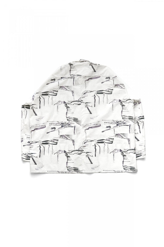 toogood - THE DRAUGHTSMAN SHIRT - PRINTED POPLIN - PLOUGHED FIELDS