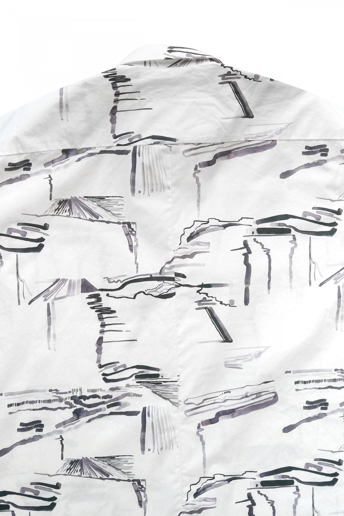 toogood - THE DRAUGHTSMAN SHIRT - PRINTED POPLIN - PLOUGHED FIELDS