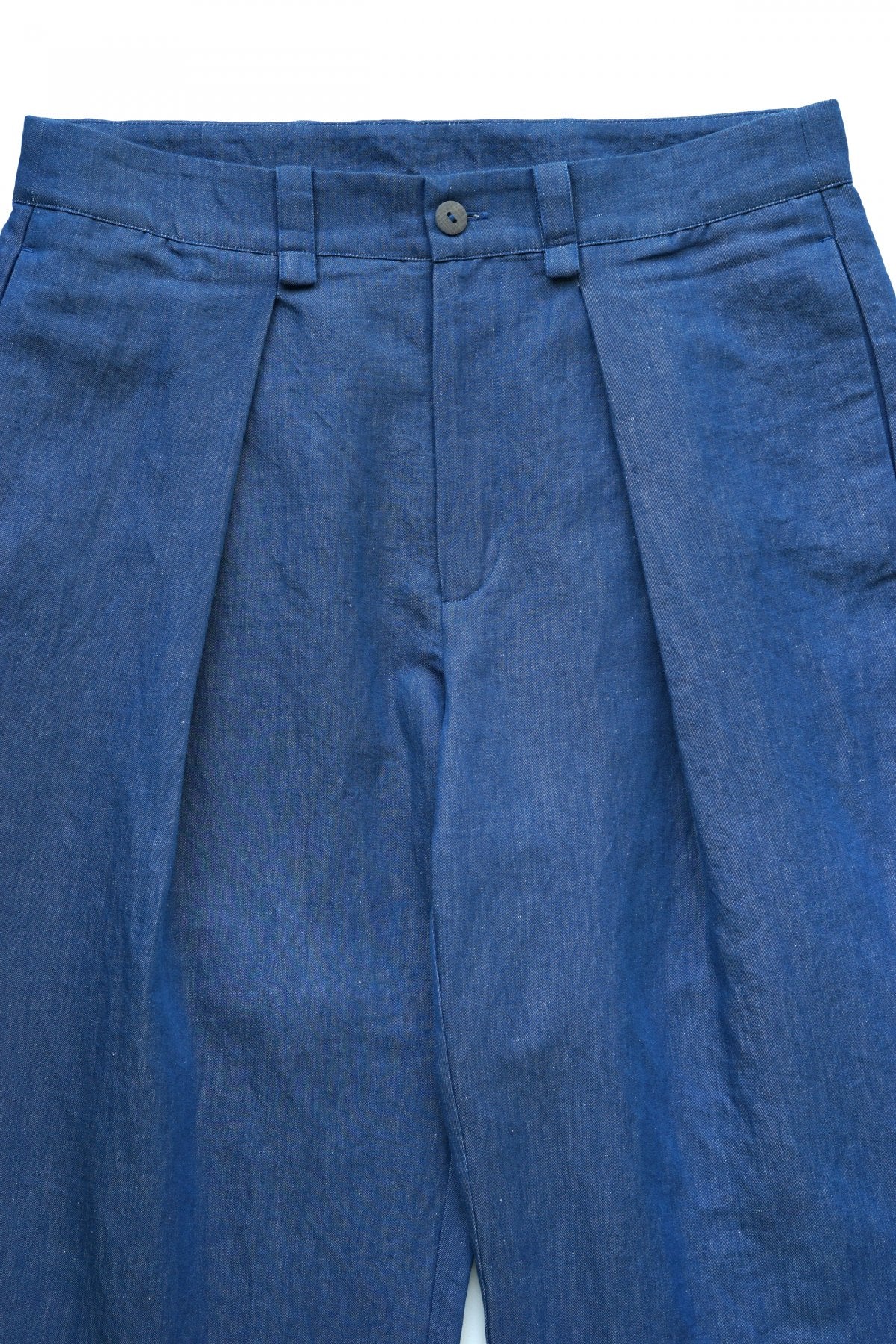 toogood - DRIVER TROUSER - LINEN COTTON DRILL - INDIGO