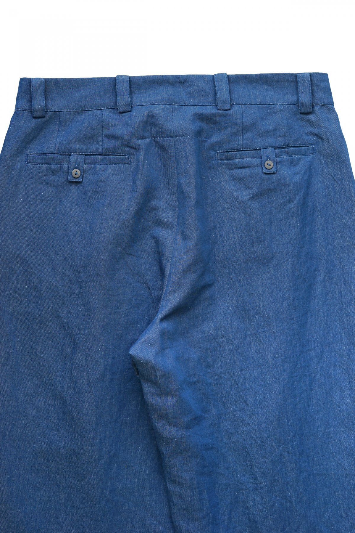 toogood - DRIVER TROUSER - LINEN COTTON DRILL - INDIGO