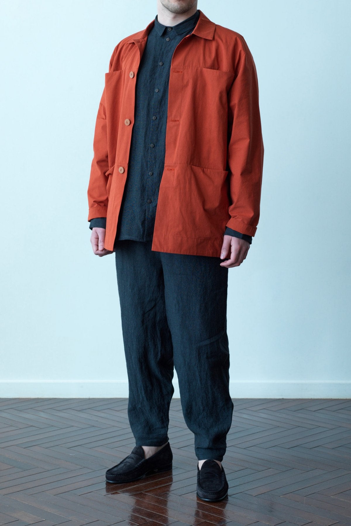 toogood - THE FARRIER JACKET - PLAIN COTTON SILK - CRAY