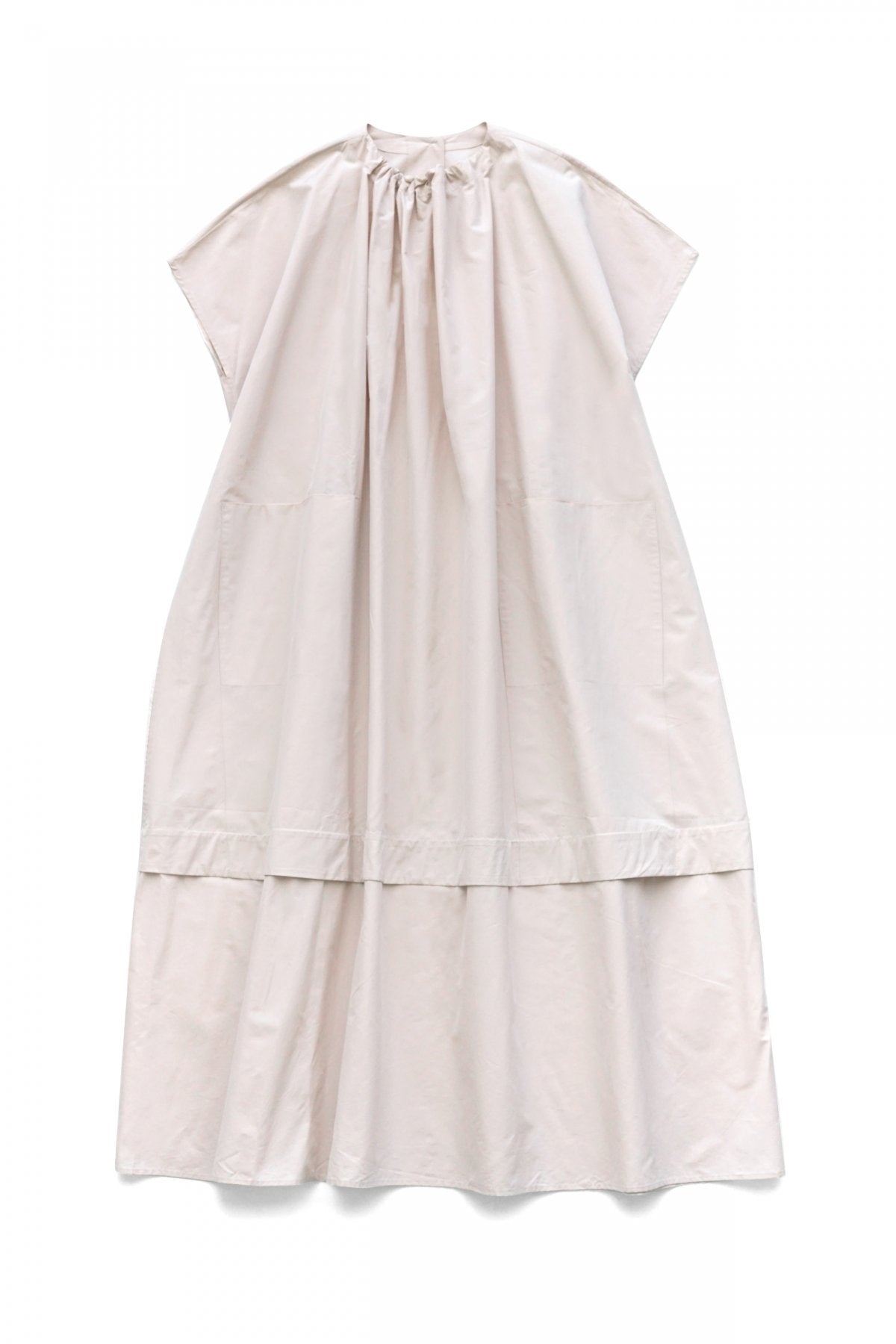 toogood for woman - THE POET DRESS - WASHED COTTON SILK - BARLEY