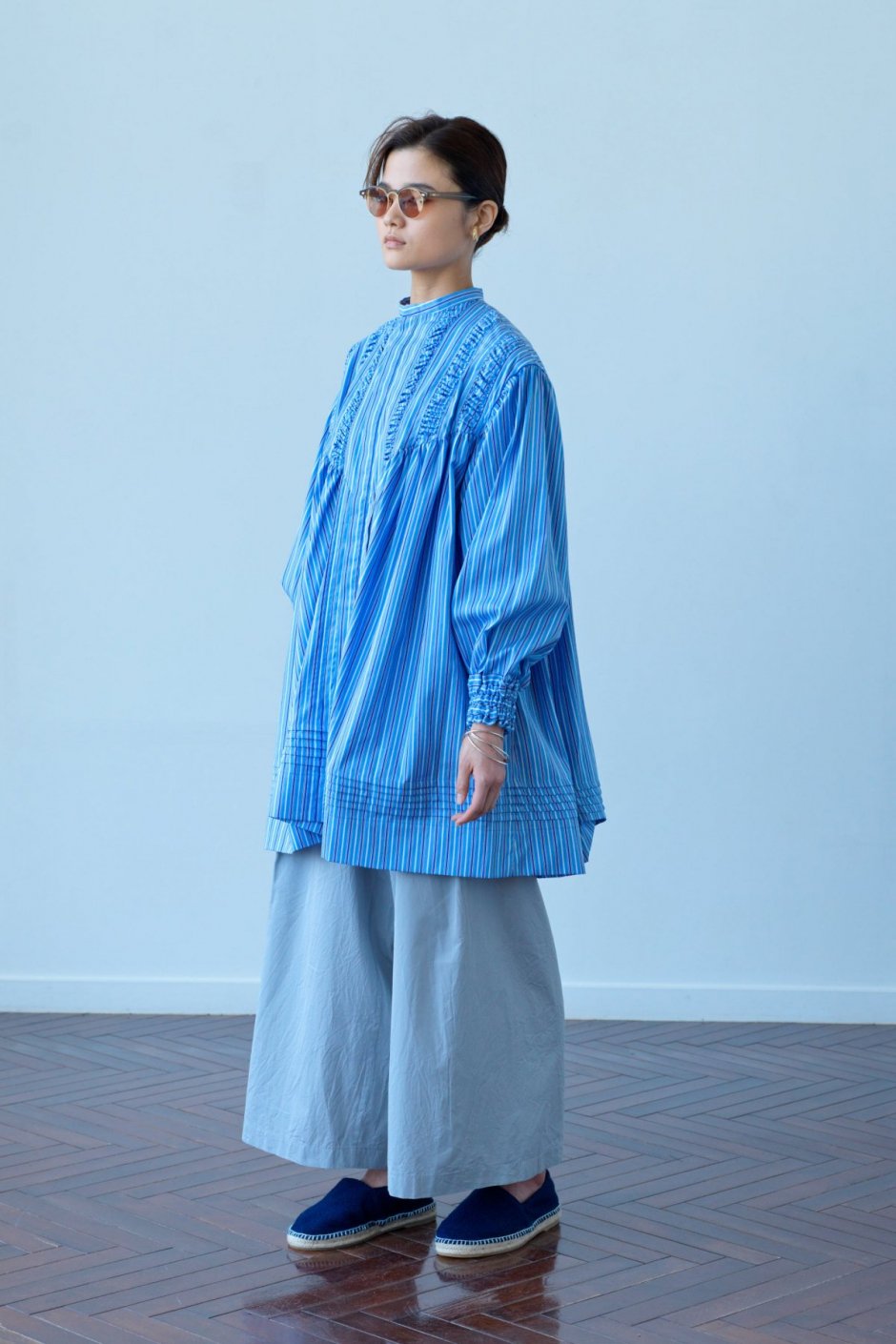 WRYHT - PLEATED NIGHT TOPS - HYACINTH