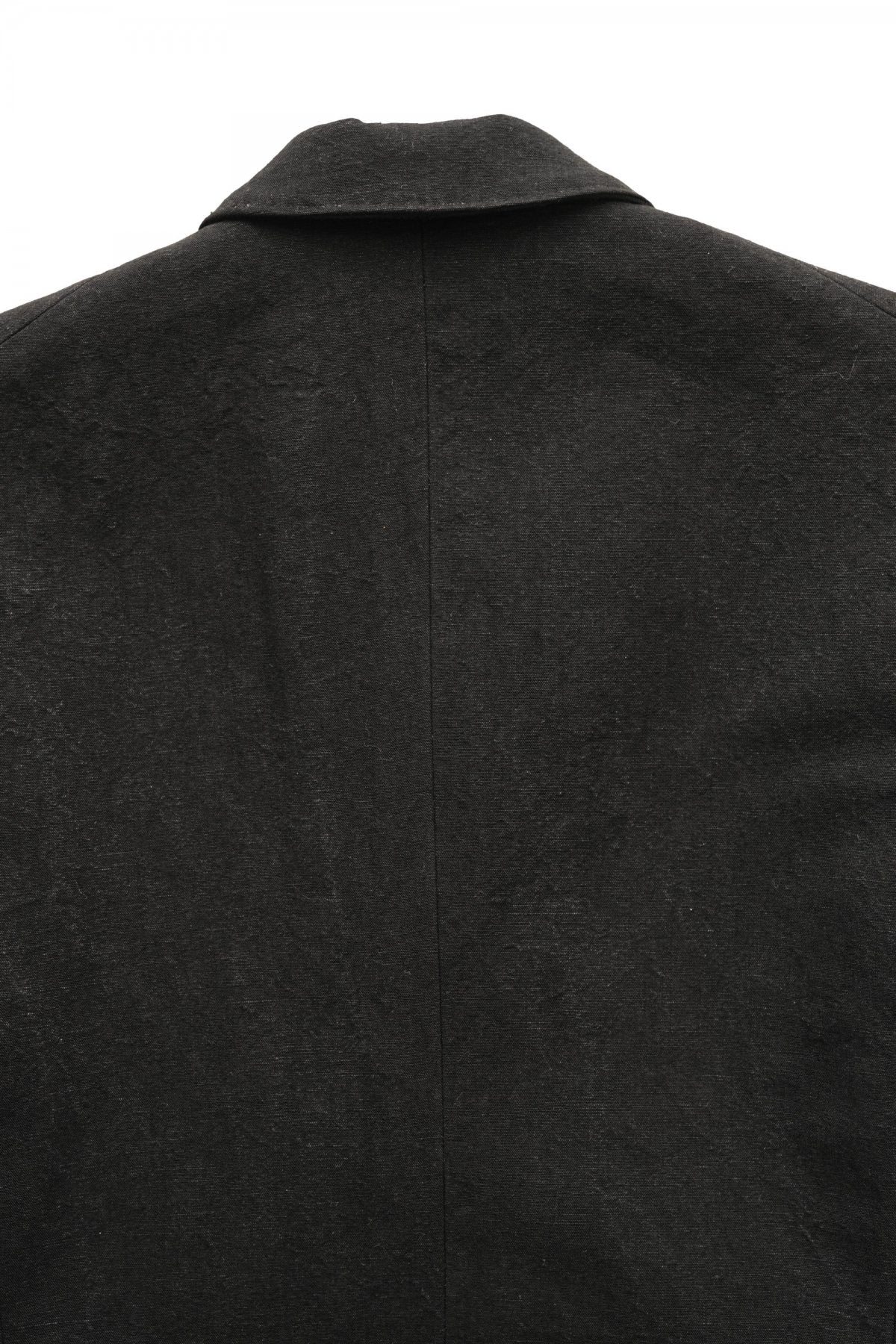 OLD JOE - DOUBLE-BREASTED SWING JACKET - BLACK CANVAS