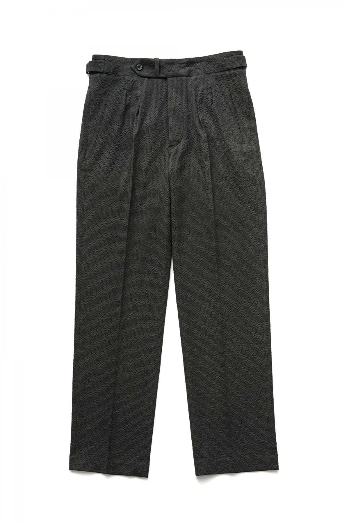 OLD JOE - DOUBLE-PLEATED SMARTY TROUSER - GRAPHITE