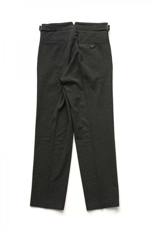 OLD JOE - DOUBLE-PLEATED SMARTY TROUSER - GRAPHITE