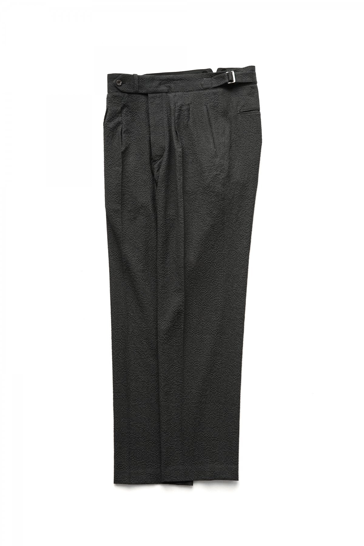 OLD JOE - DOUBLE-PLEATED SMARTY TROUSER - GRAPHITE