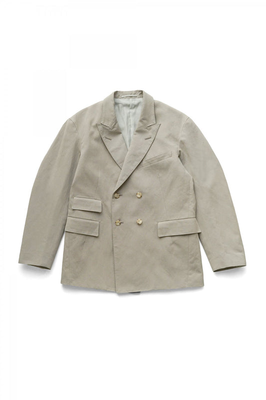 OLD JOE ★★★ - EXCLUSIVE DOUBLE-BREASTED SWING JACKET - EUCALYPTUS