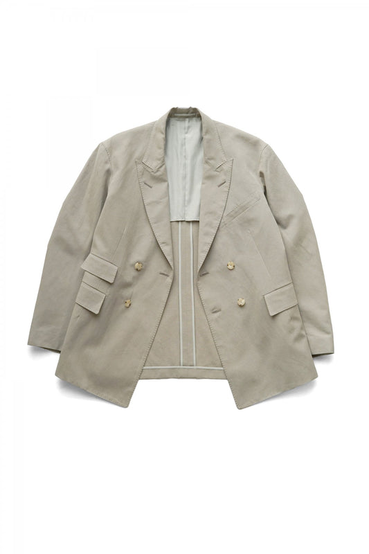 OLD JOE ★★★ - EXCLUSIVE DOUBLE-BREASTED SWING JACKET - EUCALYPTUS