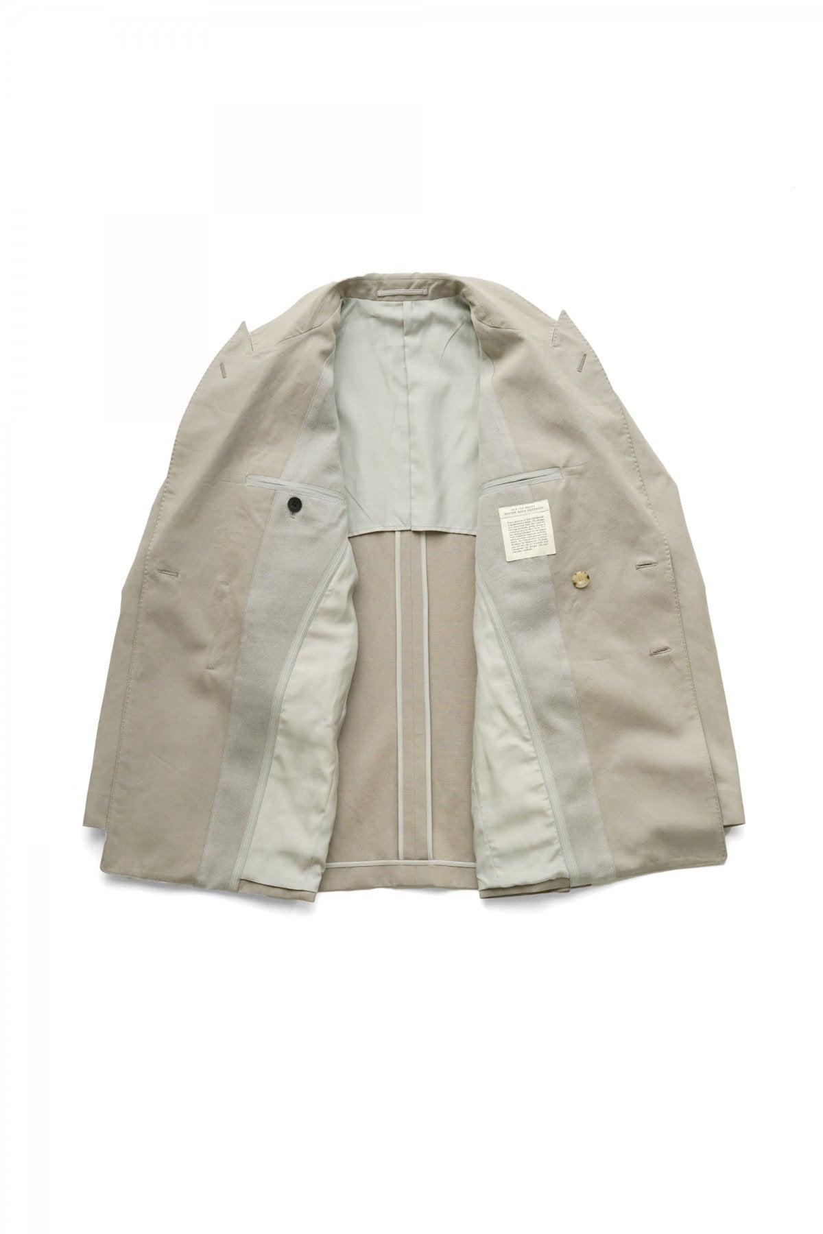 OLD JOE ★★★ - EXCLUSIVE DOUBLE-BREASTED SWING JACKET - EUCALYPTUS