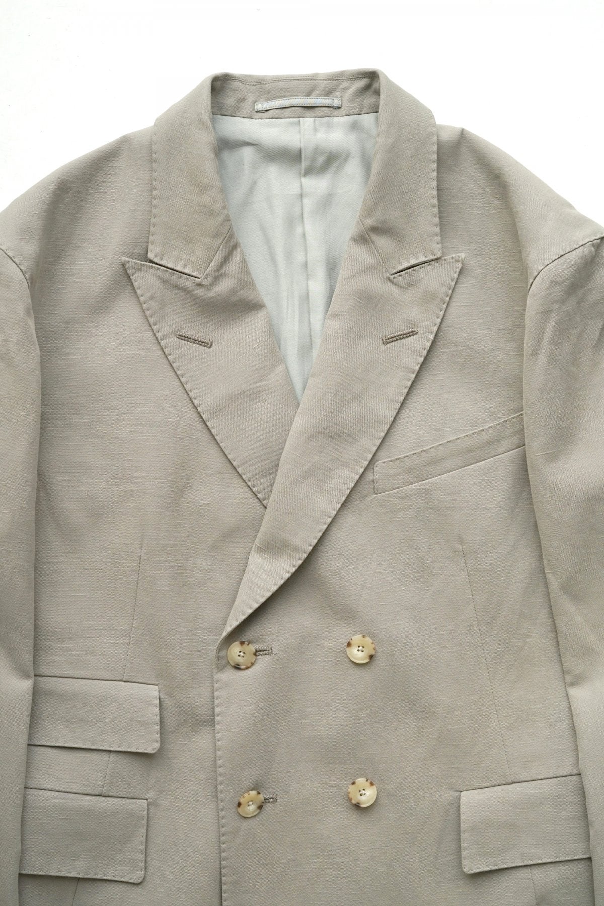 OLD JOE ★★★ - EXCLUSIVE DOUBLE-BREASTED SWING JACKET - EUCALYPTUS