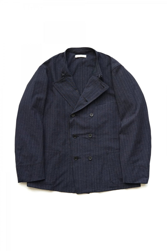 OLD JOE - STAND COLLAR MECHANIC JACKET - JASPE STRIPE