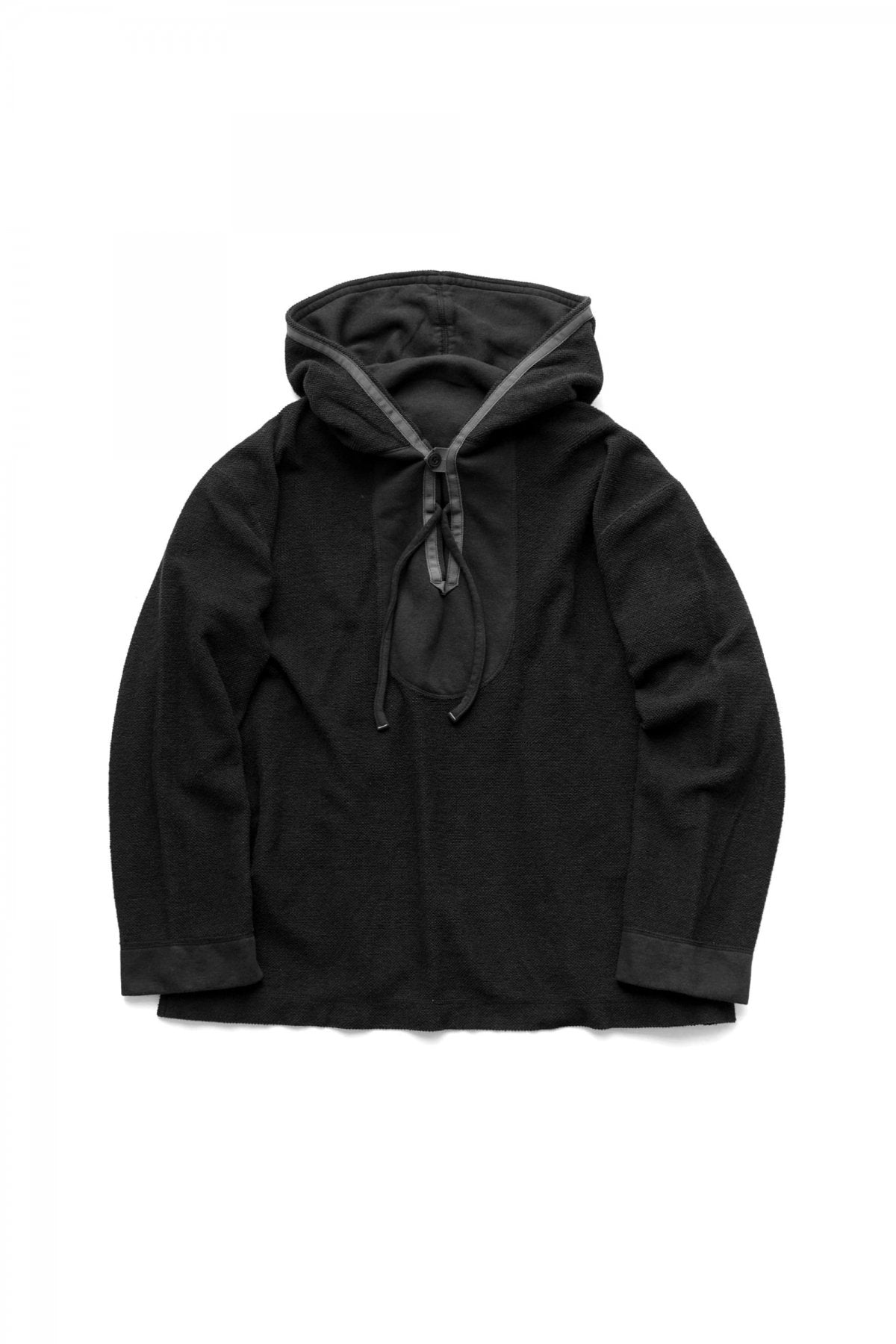 Porter Classic - SUMMER PILE PARKA - BLACK