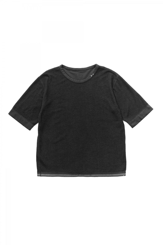 Porter Classic - SUMMER PILE T-SHIRT - BLACK