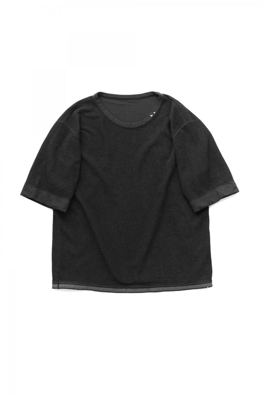 Porter Classic - SUMMER PILE T-SHIRT - BLACK