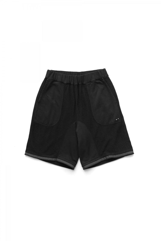 Porter Classic - SUMMER PILE SHORTS - BLACK