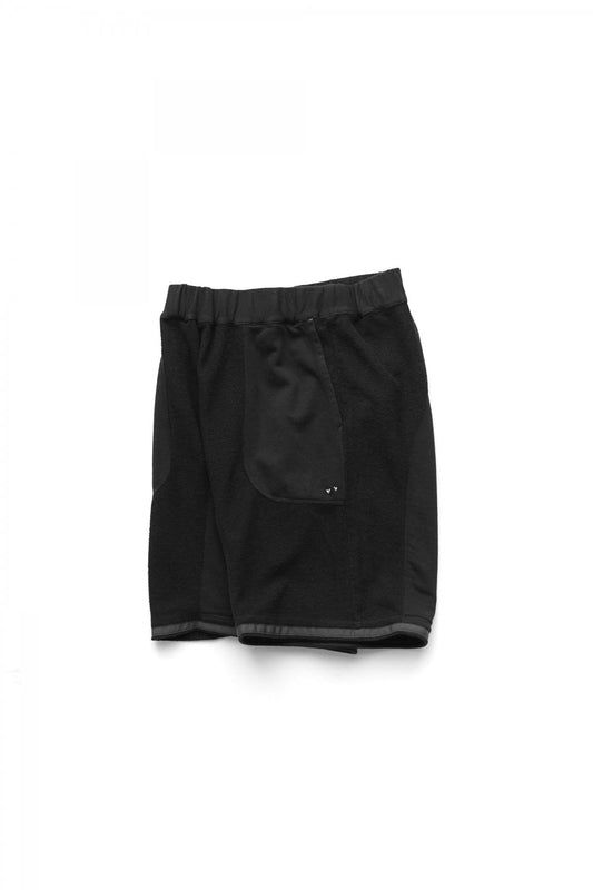 Porter Classic - SUMMER PILE SHORTS - BLACK