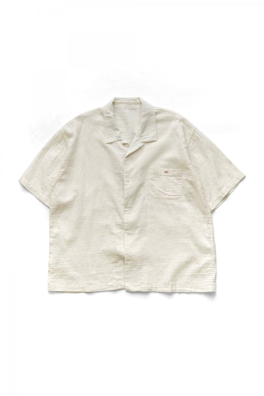 Porter Classic - GAUZE SHORT SLEEVE SHIRT - WHITE