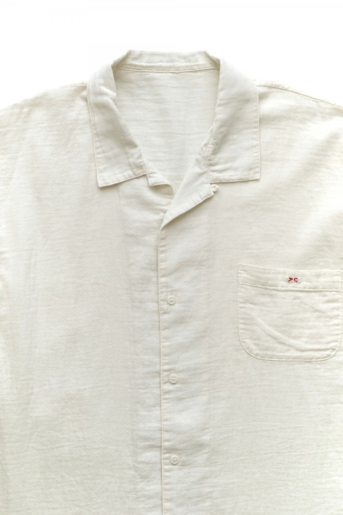 Porter Classic - GAUZE SHORT SLEEVE SHIRT - WHITE