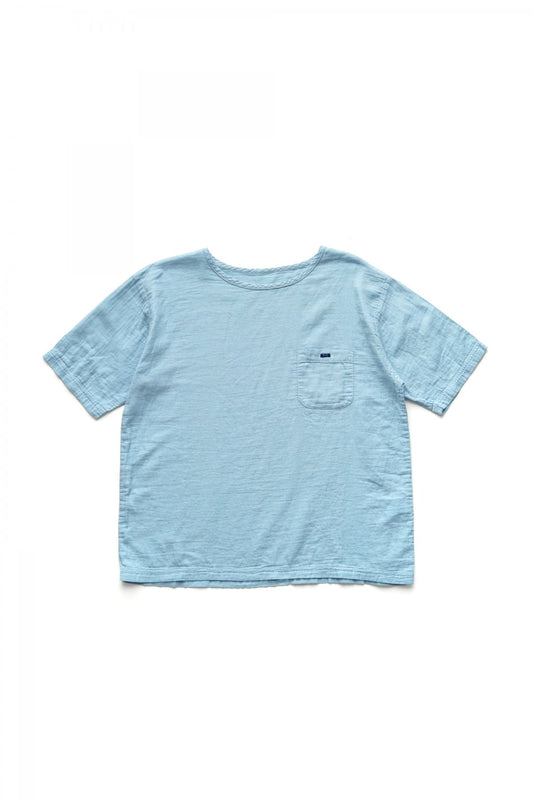 Porter Classic - GAUZE T-SHIRT - BLUE