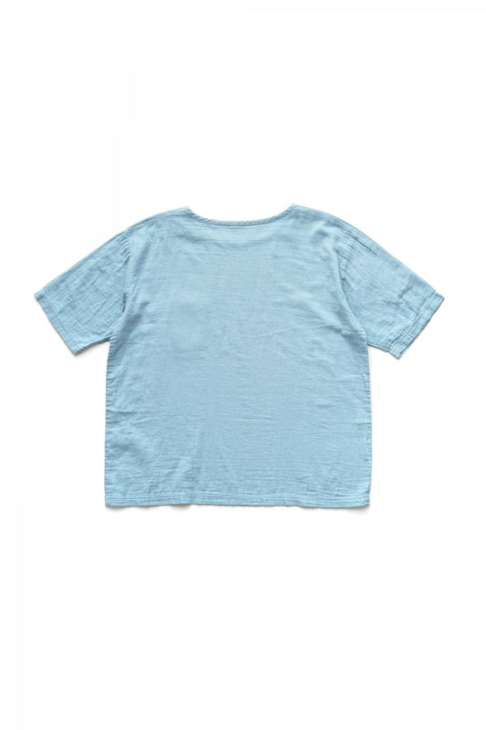 Porter Classic - GAUZE T-SHIRT - BLUE