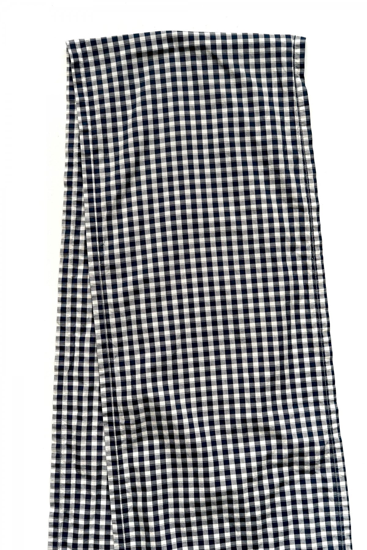 Porter Classic - GINGHAM CHECK STOLE - NAVY