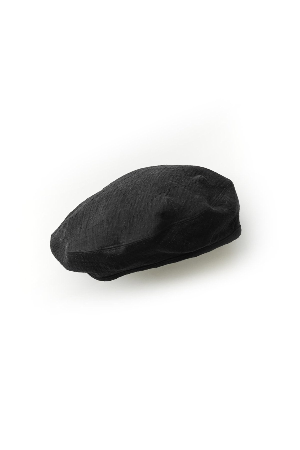 Porter Classic - SASHIKO STRETCH BERET - BLACK