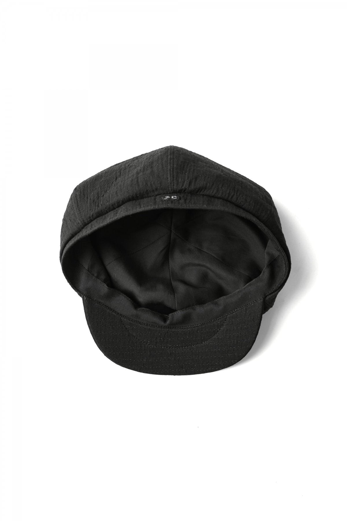 Porter Classic - SASHIKO STRETCH MARINE CAP - BLACK