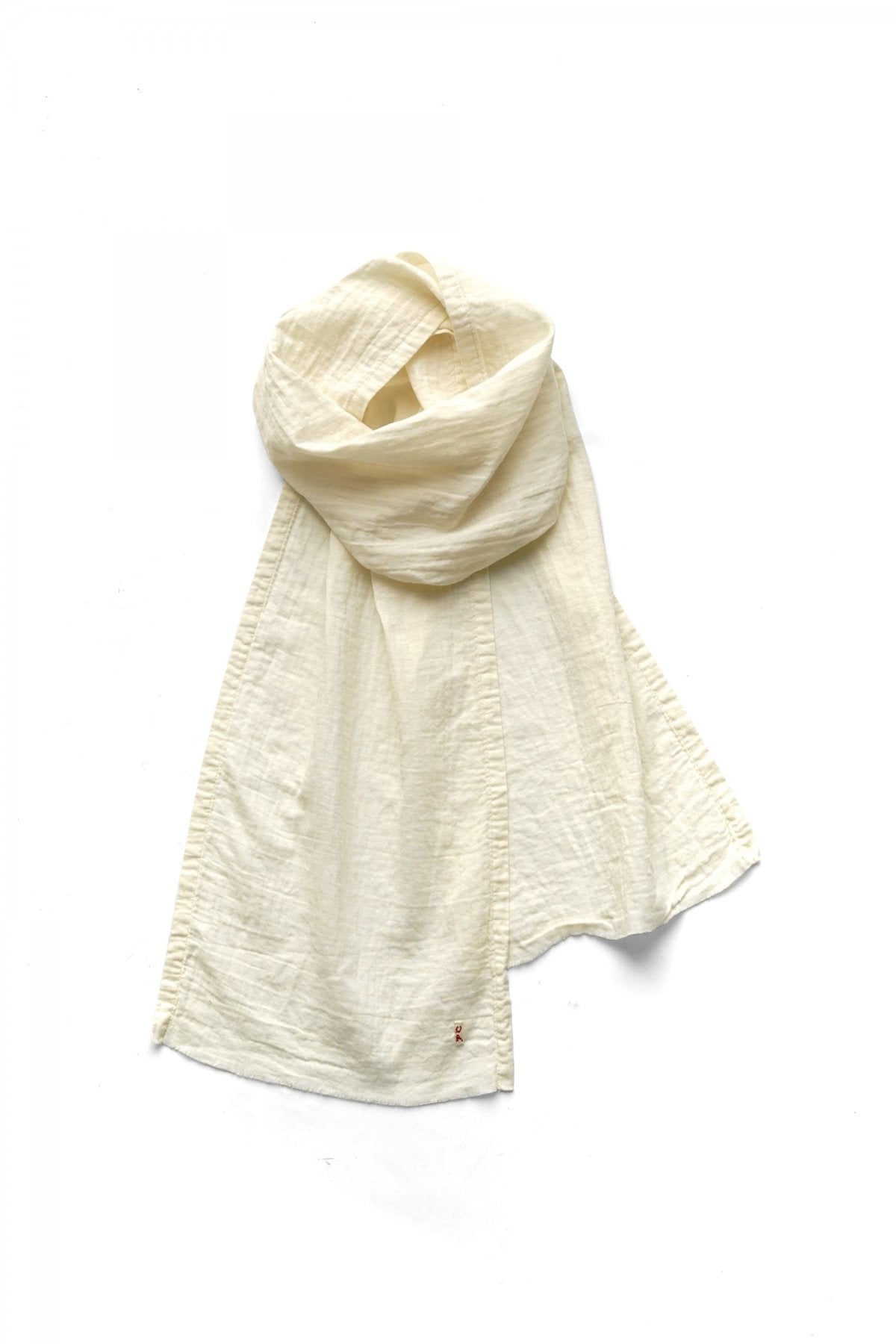 Porter Classic - GAUZE STOLE - WHITE